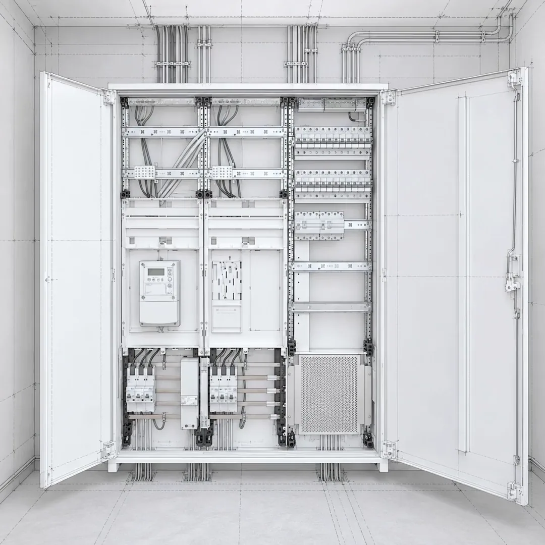 Zählerschrank als Ausgangspunkt der Visualisierung von der Planung zur fertigen Messtechnik