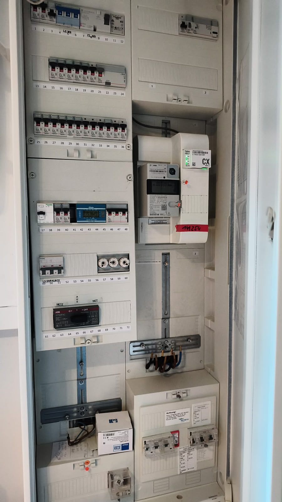 Zählerkasten im Elektroprojekt